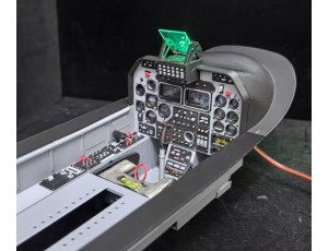 Top-Design 3D Print Scale Cockpit Panels Set For Freewing Mig-29 Twin 80mm EDF Jet - Grey  